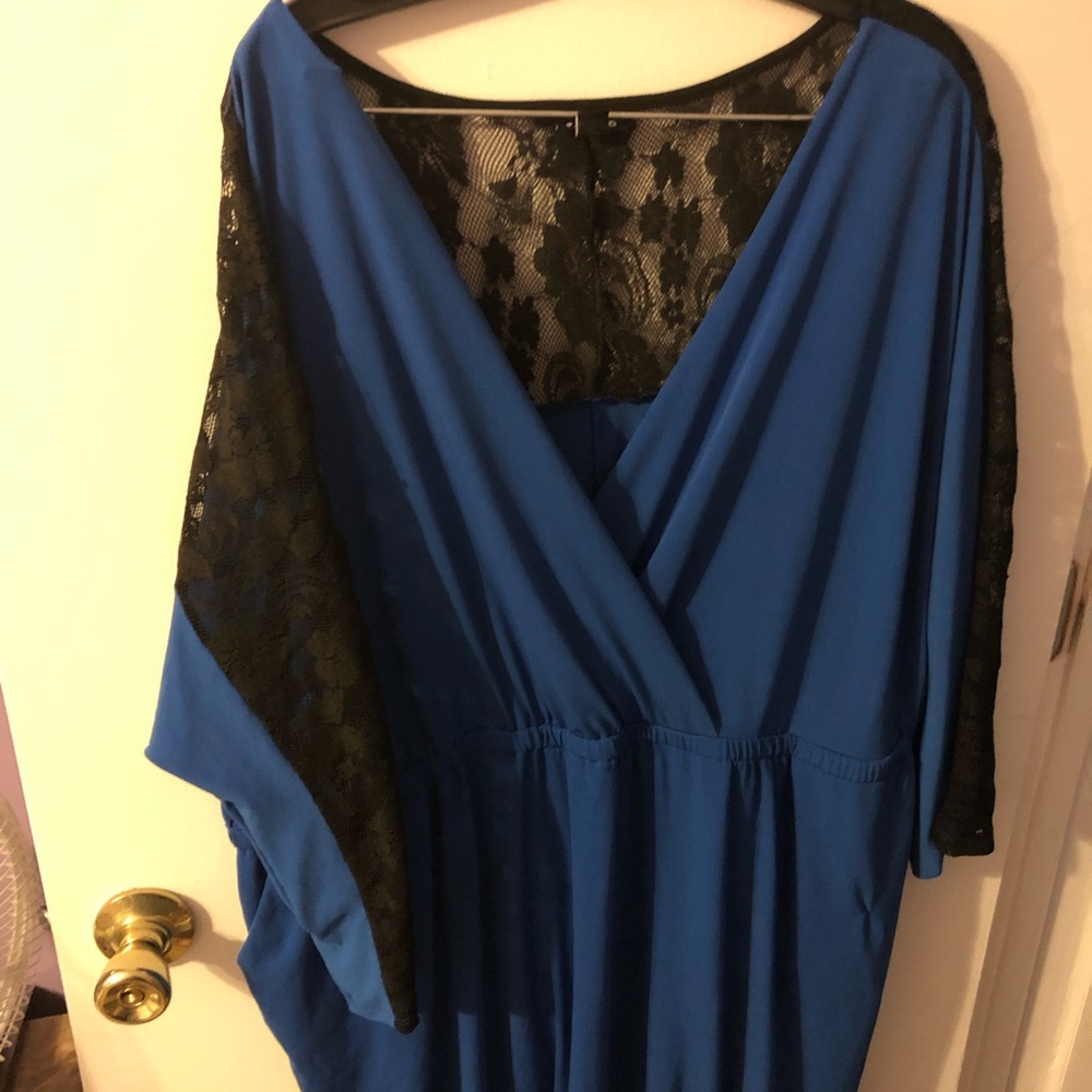Faux wrap dress